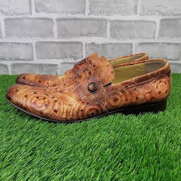 Area Forte Vero Cuoio Leather Shoes Size EU 41 US 8 Made In Italy Pointed Toe main image 13